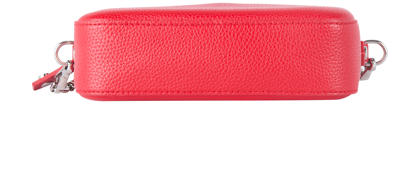 Logo Camera Bag, &pound;90, Handbags, Red, Faux Leather, Top view